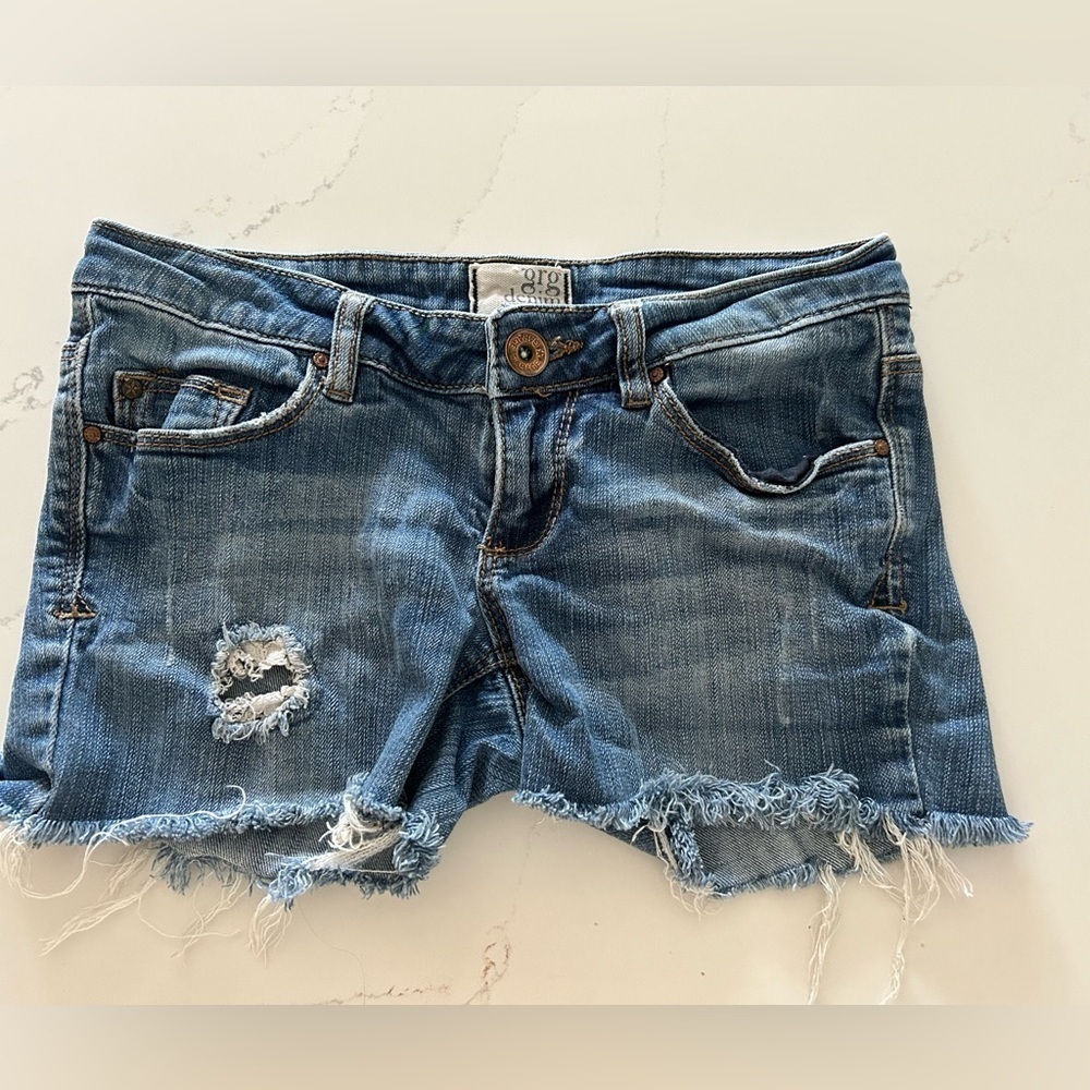 GRG MONTRÉAL Denim Cut off Jeans Shorts Size 1